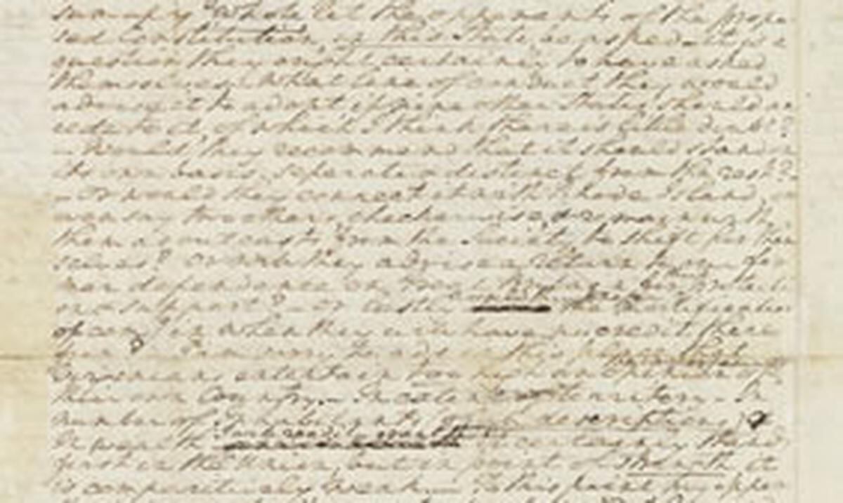 Venden carta de Washington por más de 3 millones en subasta en NY