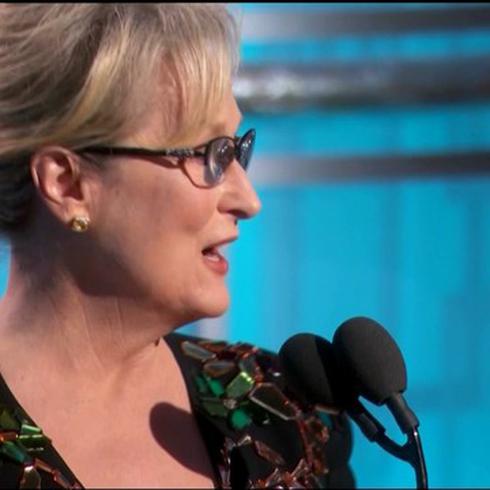 Discurso de Meryl Streep en los Globos de Oro