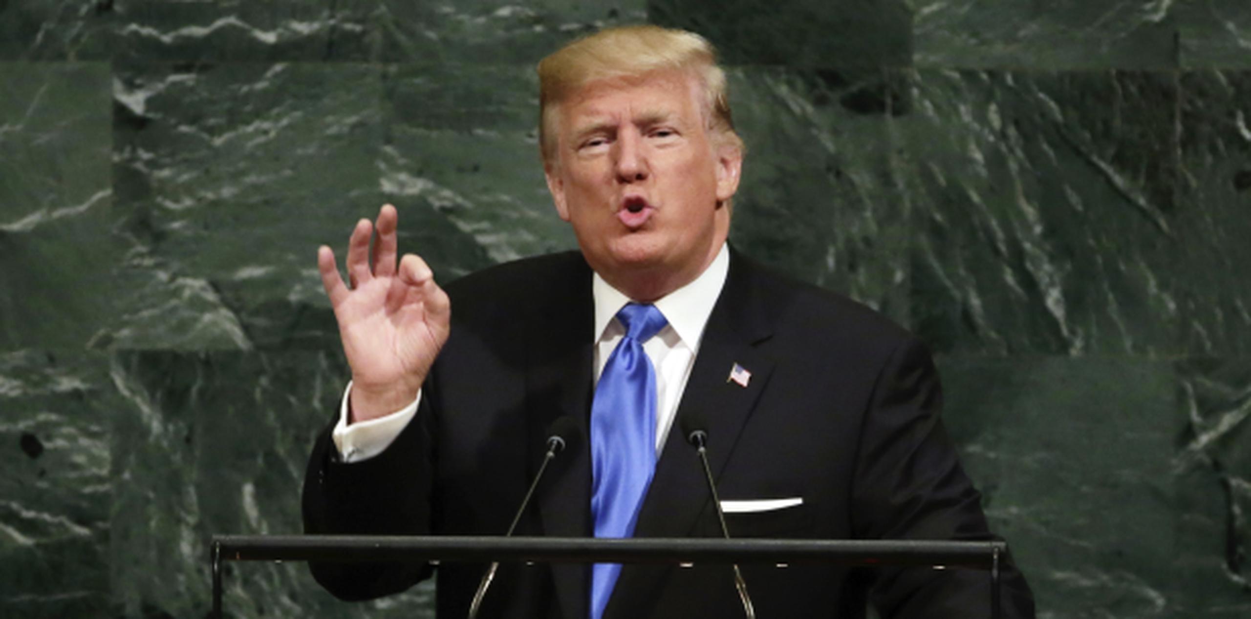 Países como Rusia o China quedaron fuera del discurso de Trump. (AP / Richard Drew)