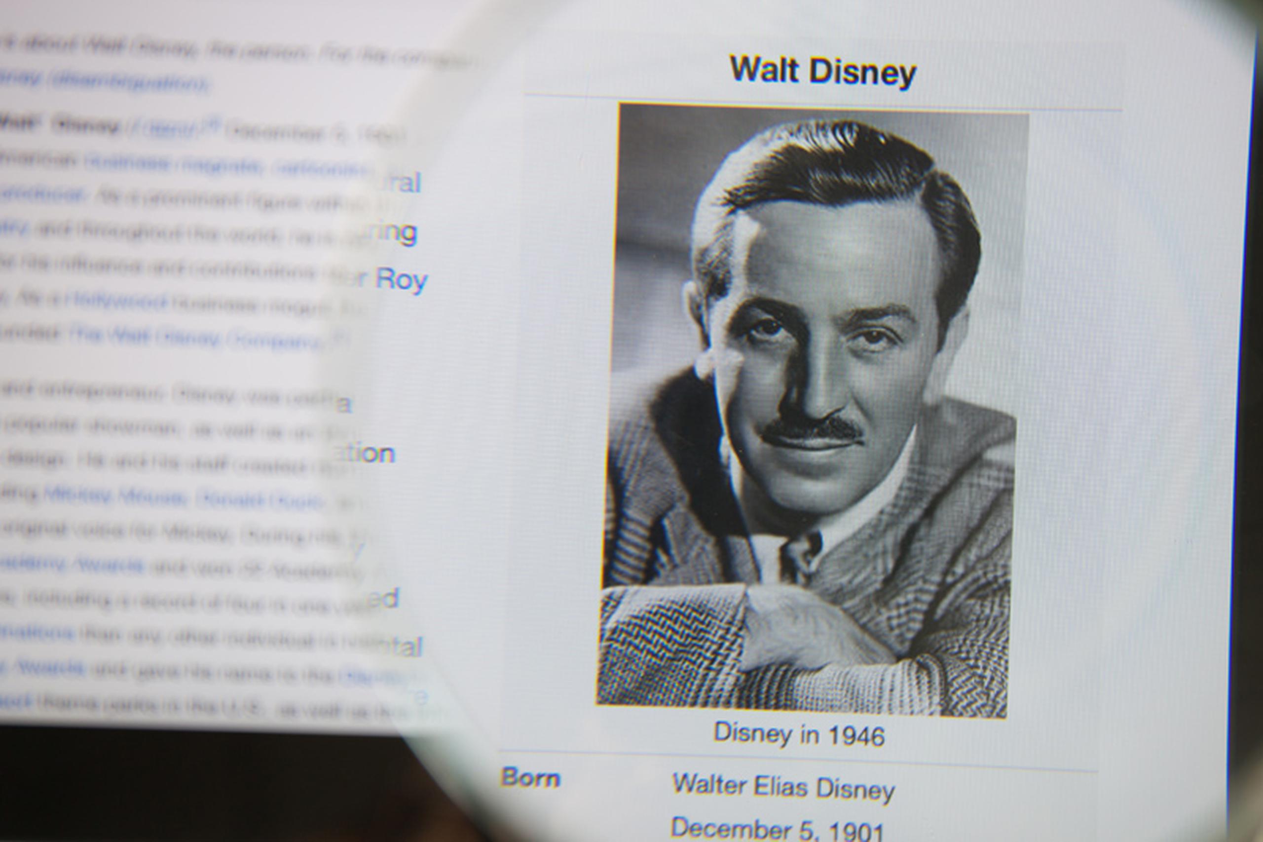 Walter Elias Disney. (Shutterstock)