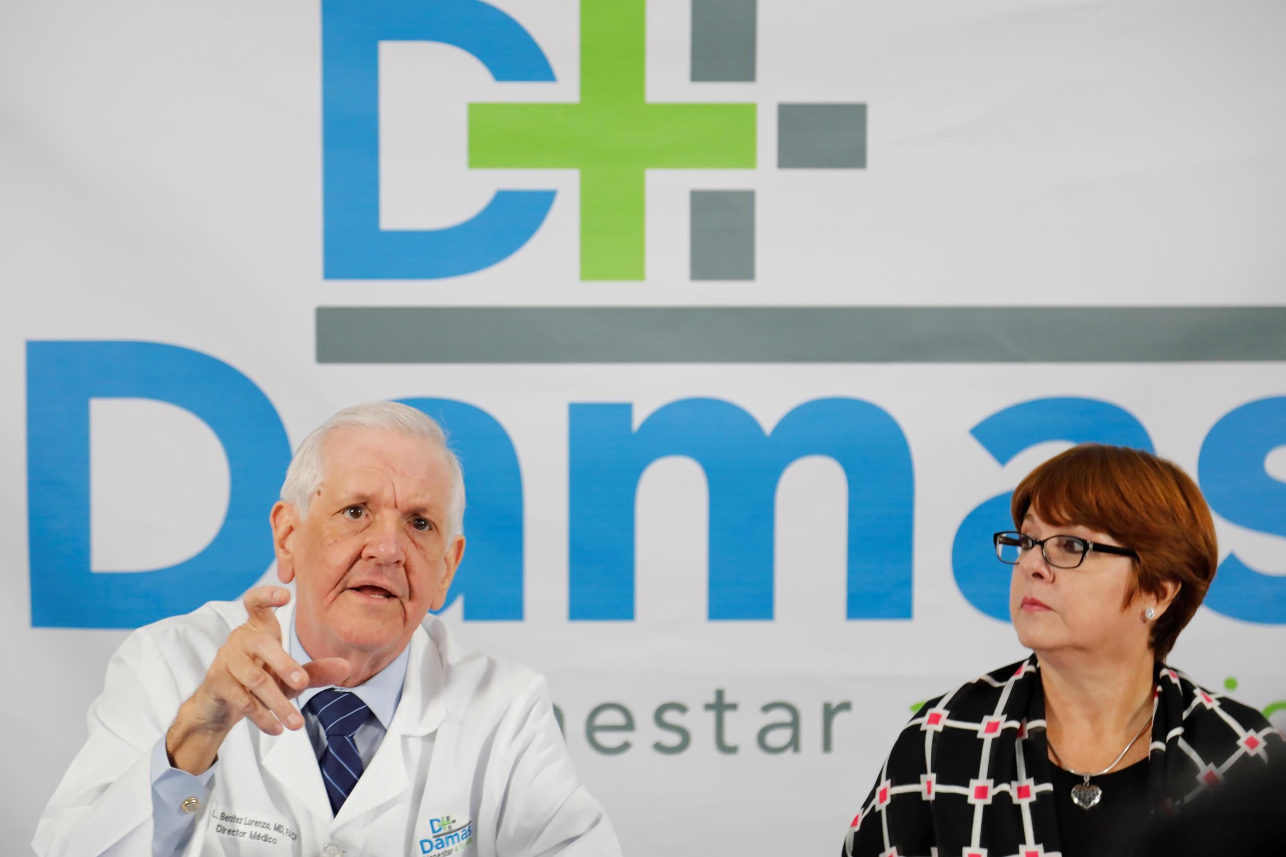 Directivos de la Fundación y el Hospital Damas en Ponce ofrecieron ayer una conferencia de prensa.