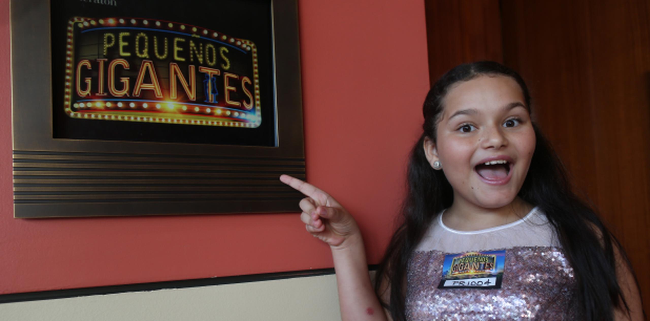 La pequeña Ariana Seinos fue una de las participantes en la audición. (Foto/Vanessa Serra)