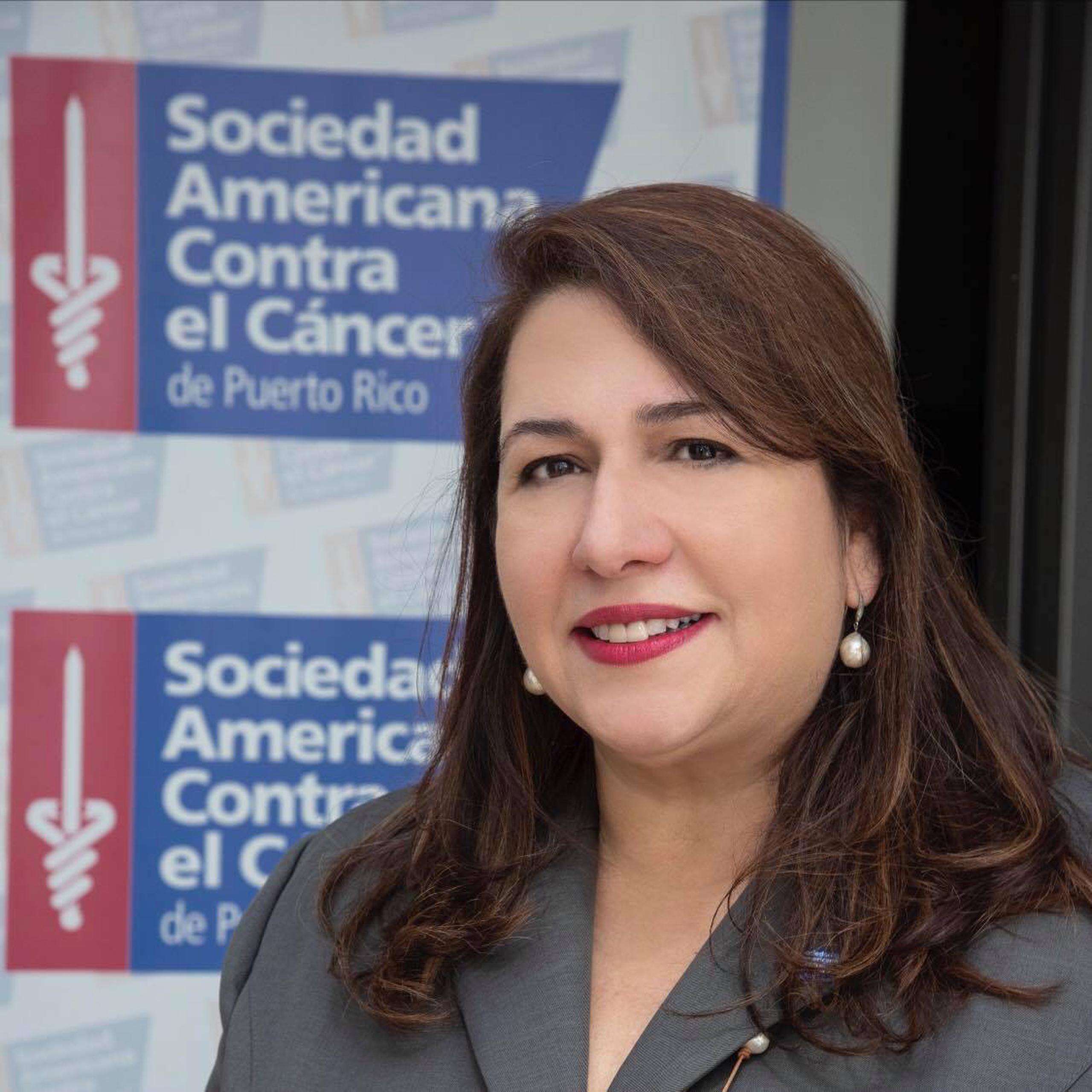 Dra. Lillian Santos Rivera, principal oficial ejecutiva de la Sociedad Americana contra el Cáncer, Capítulo de Puerto Rico.