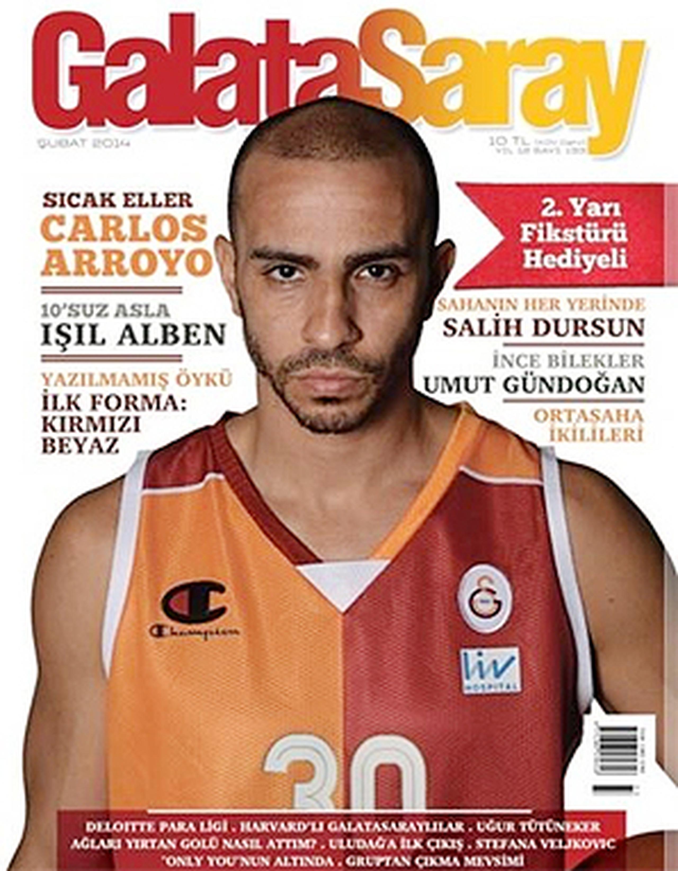 La revista Galatasaray Magazine realizó una profunda entrevista con el fajardeño Carlos Arroyo. (Facebook)