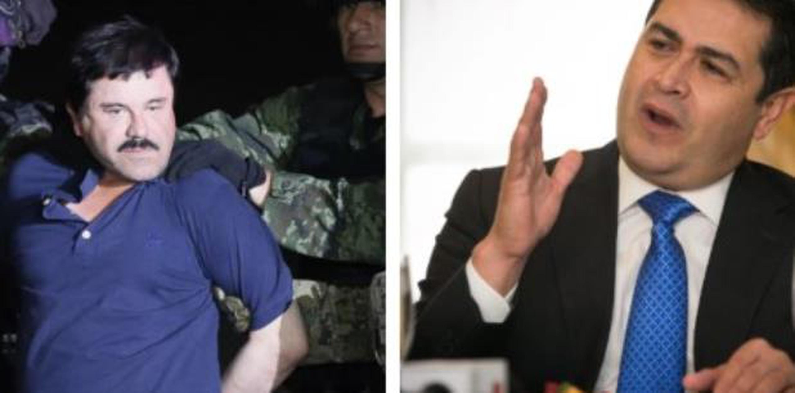 El juicio es contra el hermano del presidente hondureño, y el fiscal no especificó cuándo ocurrió el supuesto pago de “El Chapo”.  (AP)