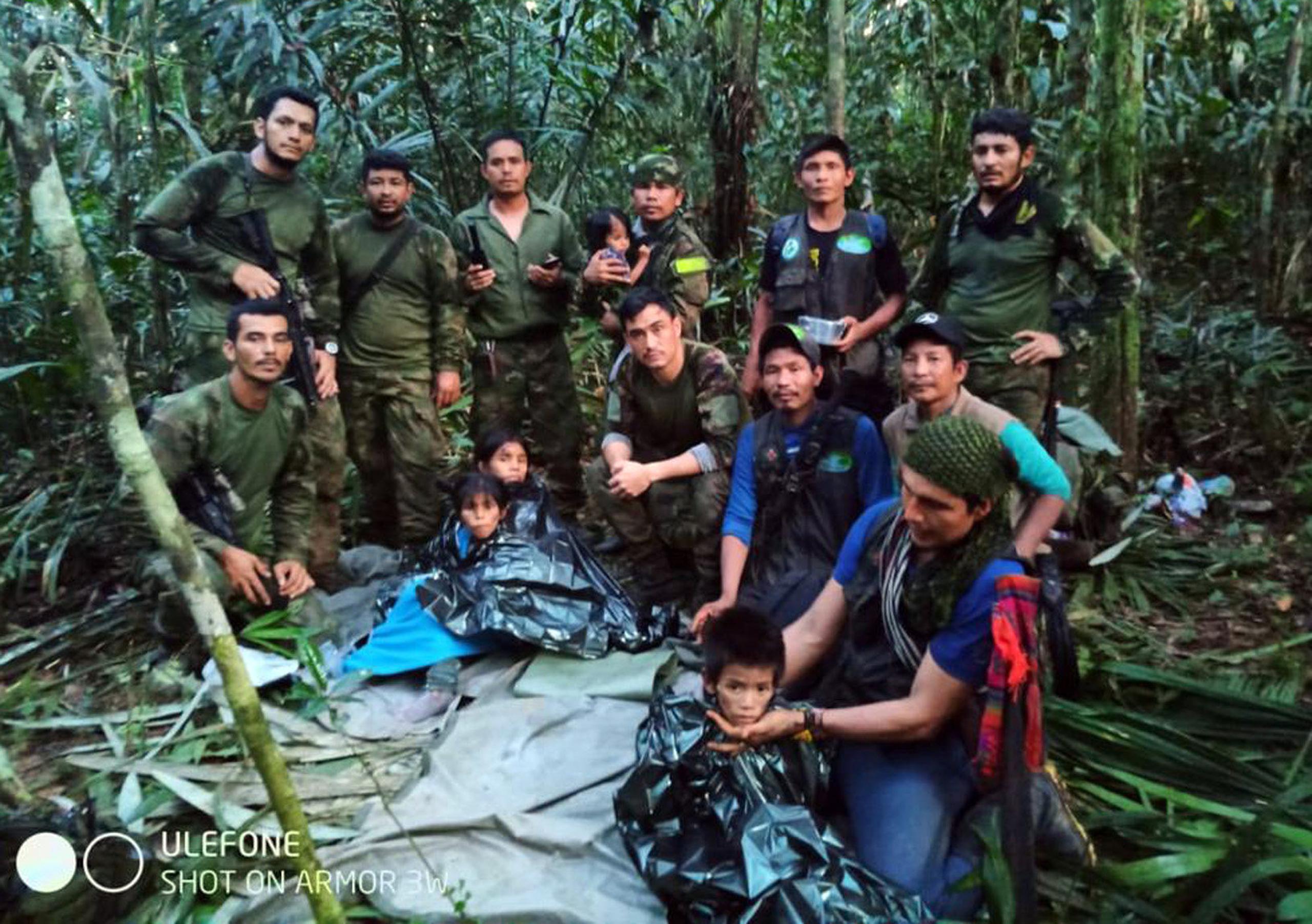 Tras 40 días en la selva, los niños fueron hallados con vida el 10 de junio.