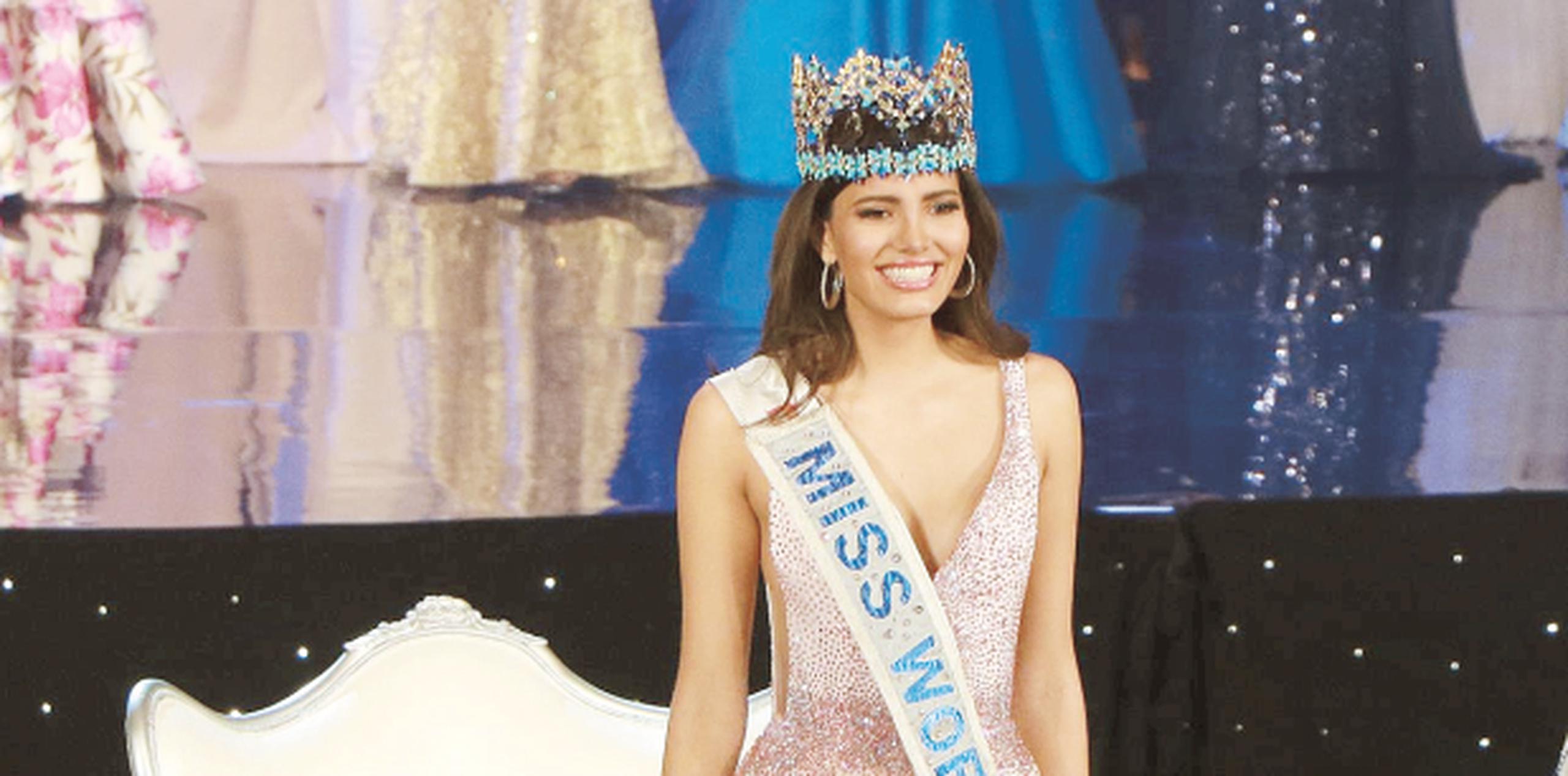 La boricua Stephanie Del Valle obtuvo la corona de Miss Mundo 2016. (Archivo)