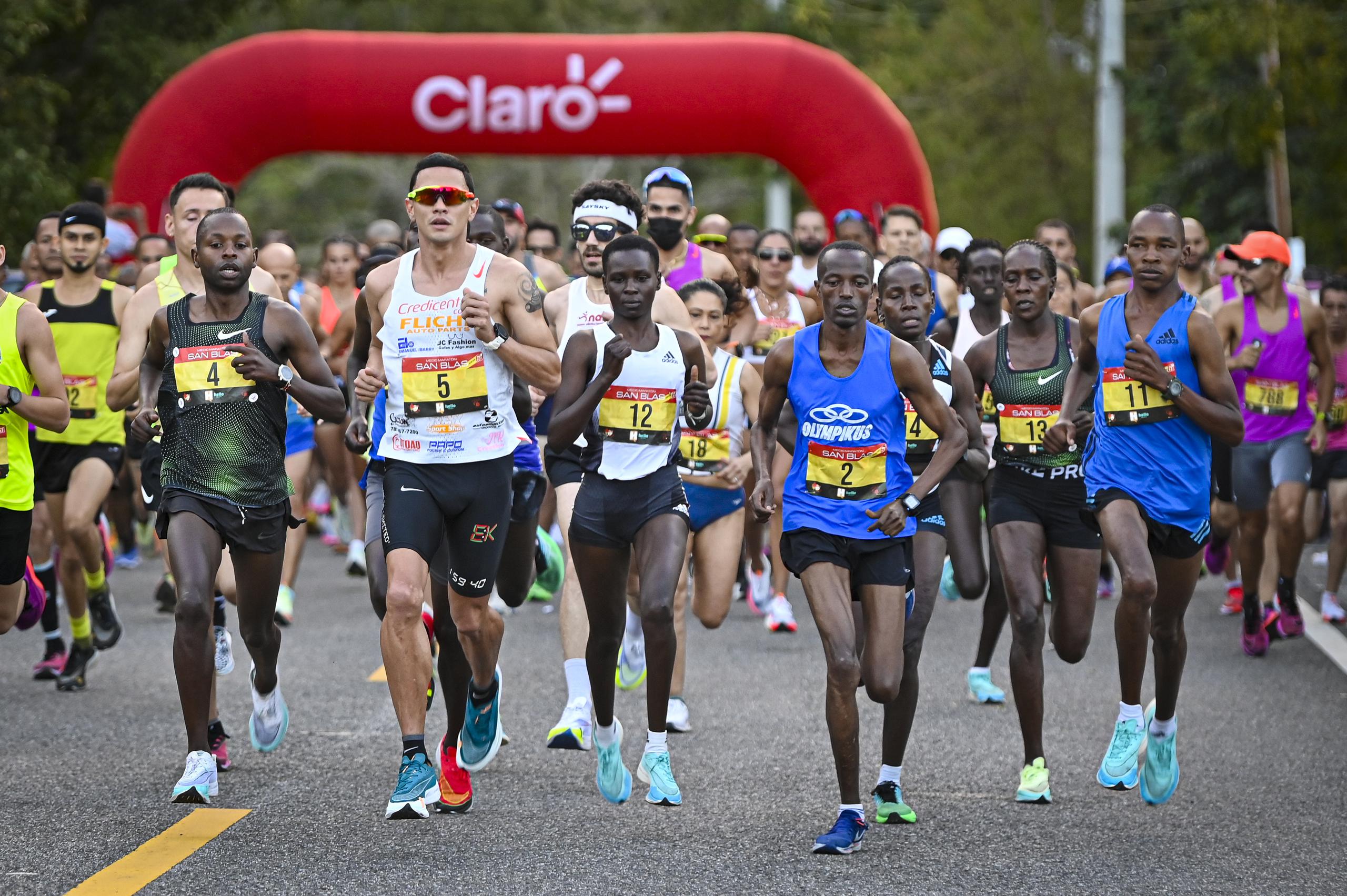 En la edición 2023 del Medio Maratón San Blas participaron 1,613 corredores.