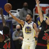 Curry aporta 32 puntos en la victoria de los Warriors sobre los Bulls