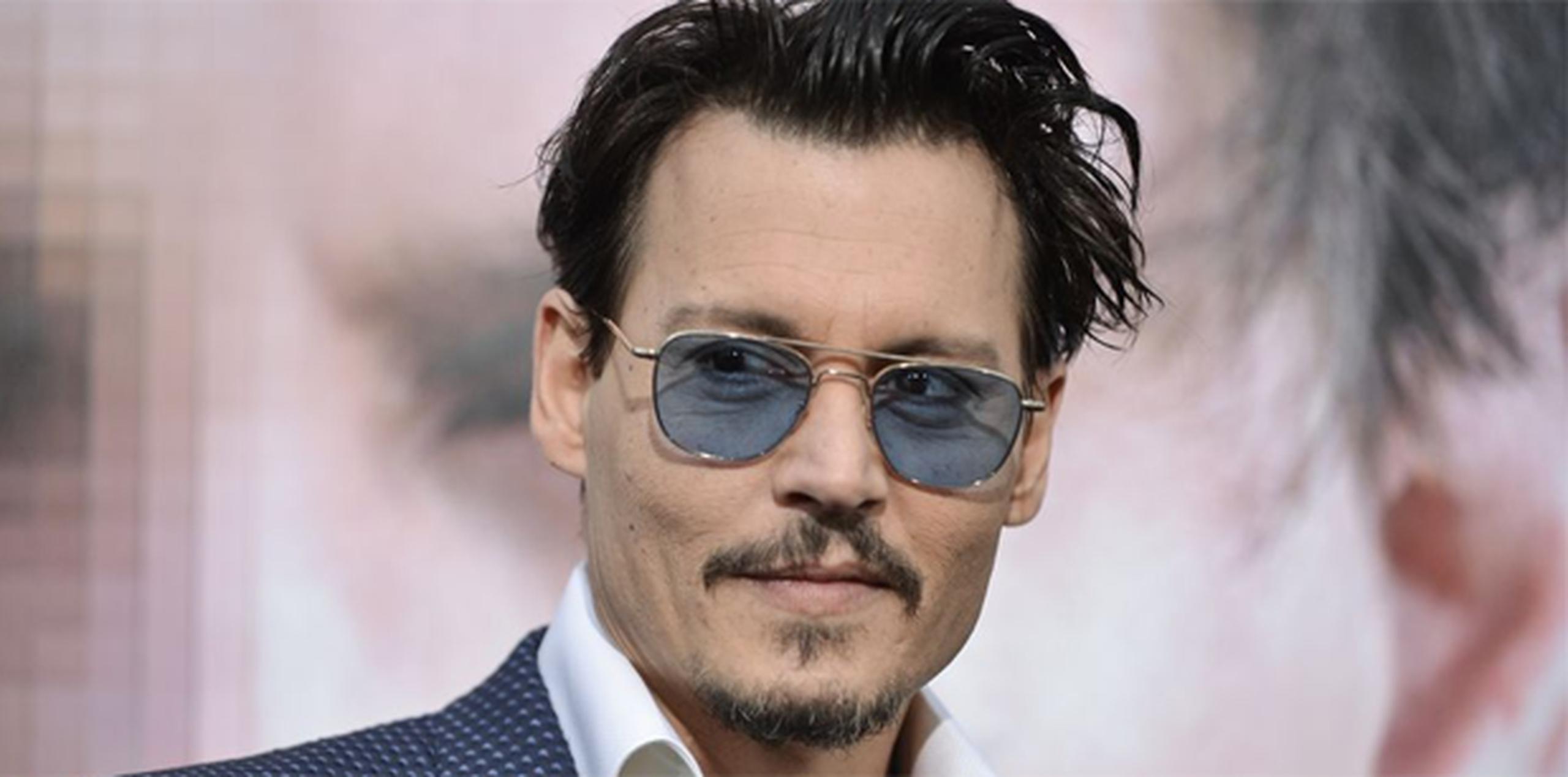 Depp viajó a Australia para filmar la quinta entrega de la serie "Pirates of the Caribbean".