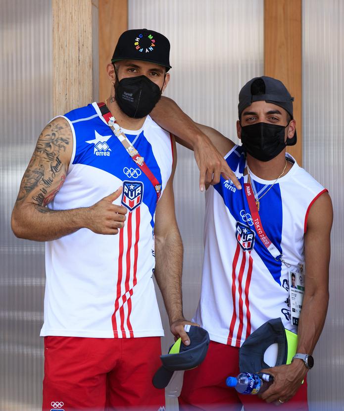 Wesley Vázquez y Andrés Arroyo son dos de los tres corredores de 800 metros que llevó Puerto Rico a Tokio.