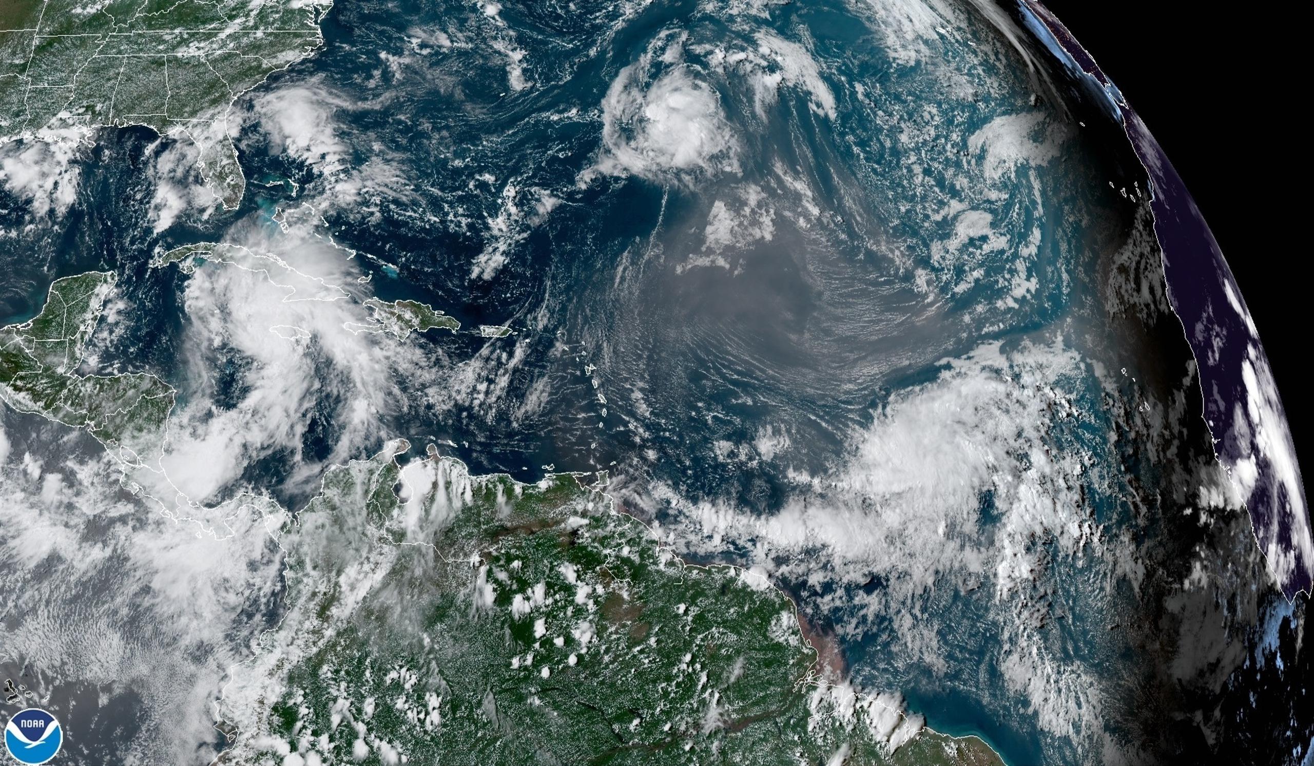 Imagen del huracán Ida en 2021.