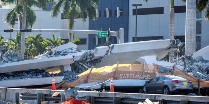 Constructora de puente peatonal que cayó en Miami se ...