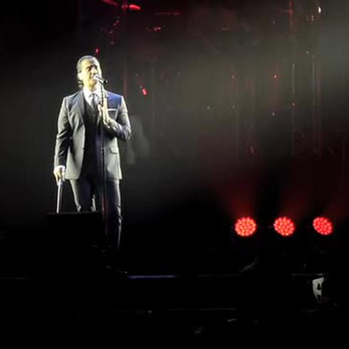 Poca asistencia en el concierto de Alejandro Fernández