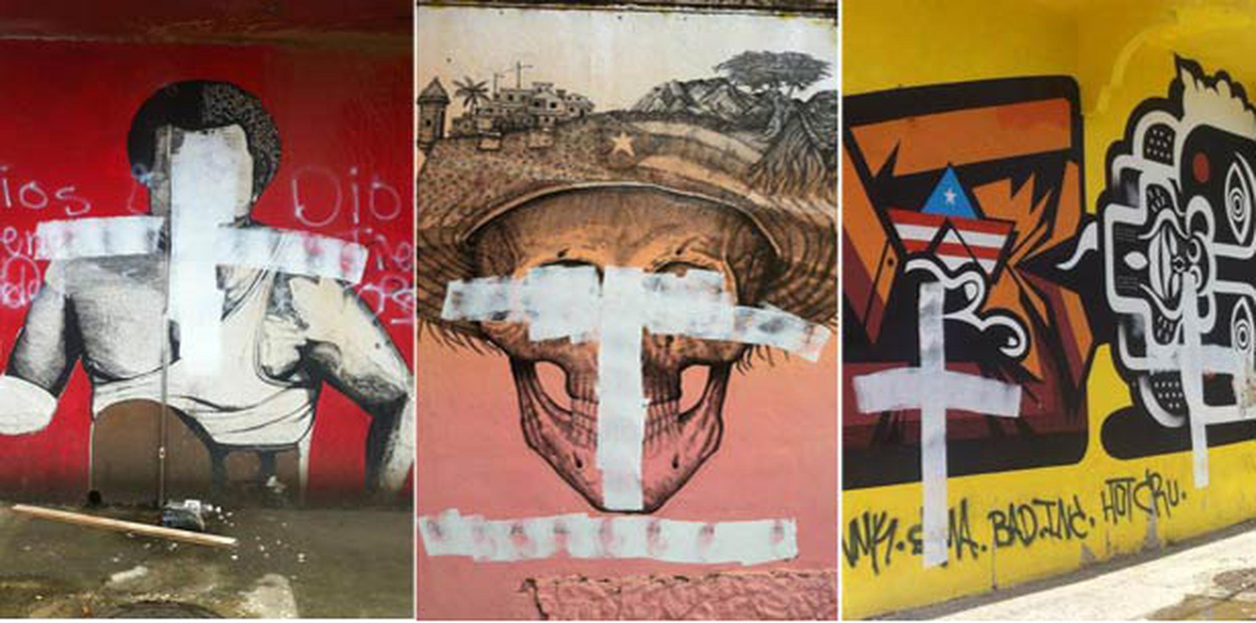 Cerca de una decena de murales son vandalizados en San Juan, en pleno desafío a las leyes que los protegen. (Archivo)