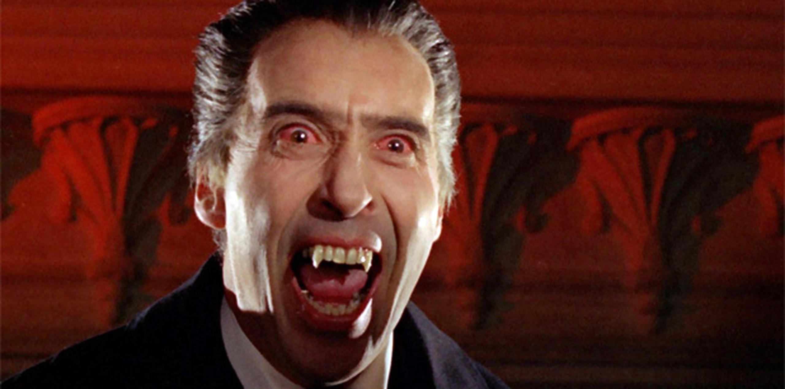 El actor británico inmortalizó a "Drácula" en ocho películas estrenadas durante los años 50 y 60.
