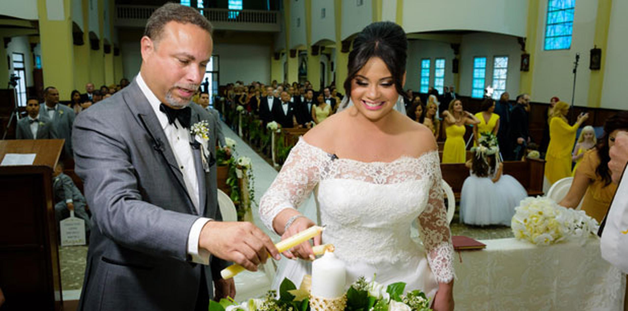 La periodista Biankah Sobá y Eduardo Ramírez contrajeron matrimonio ayer, sábado. (Suministradas)