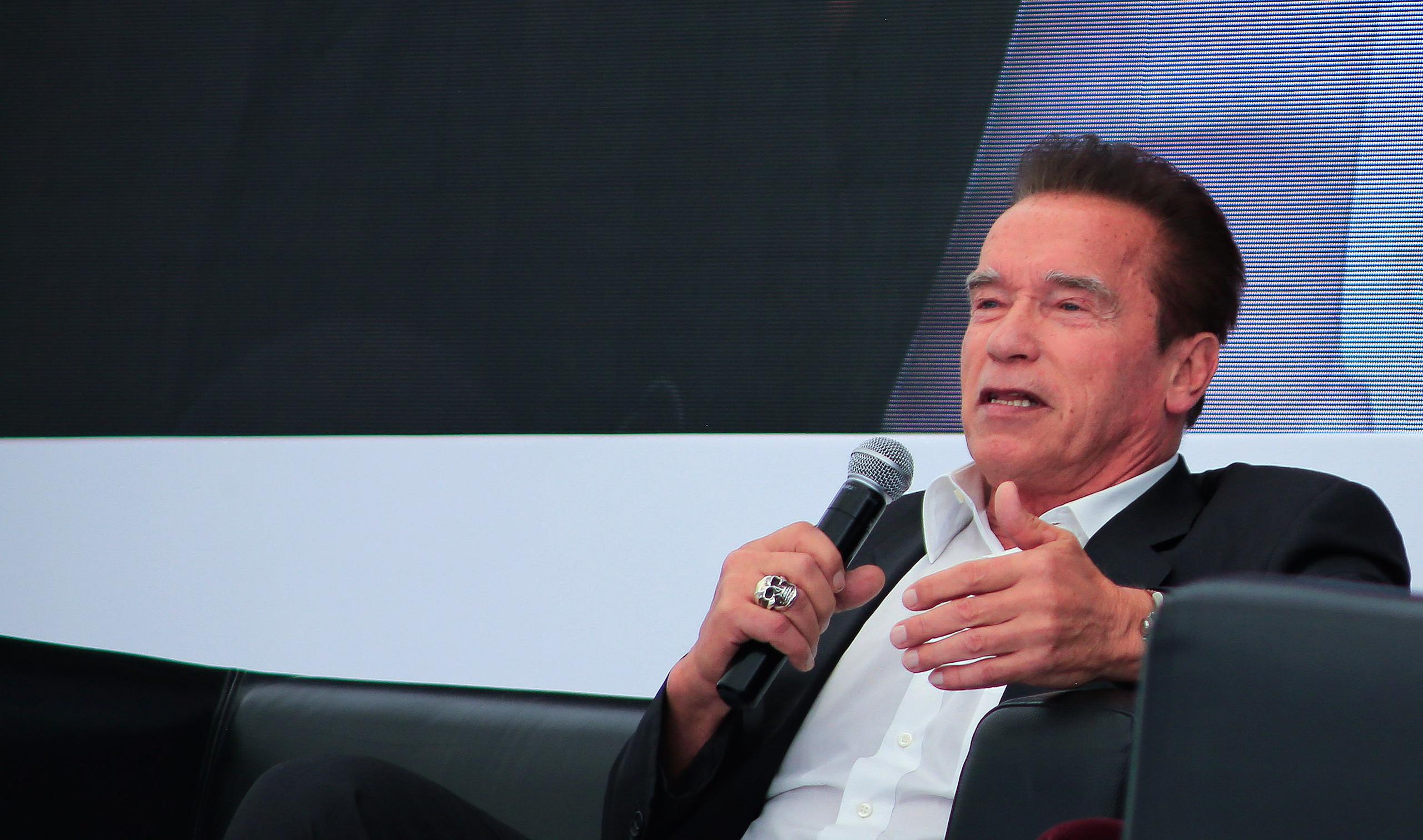 El actor Arnold Schwarzenegger