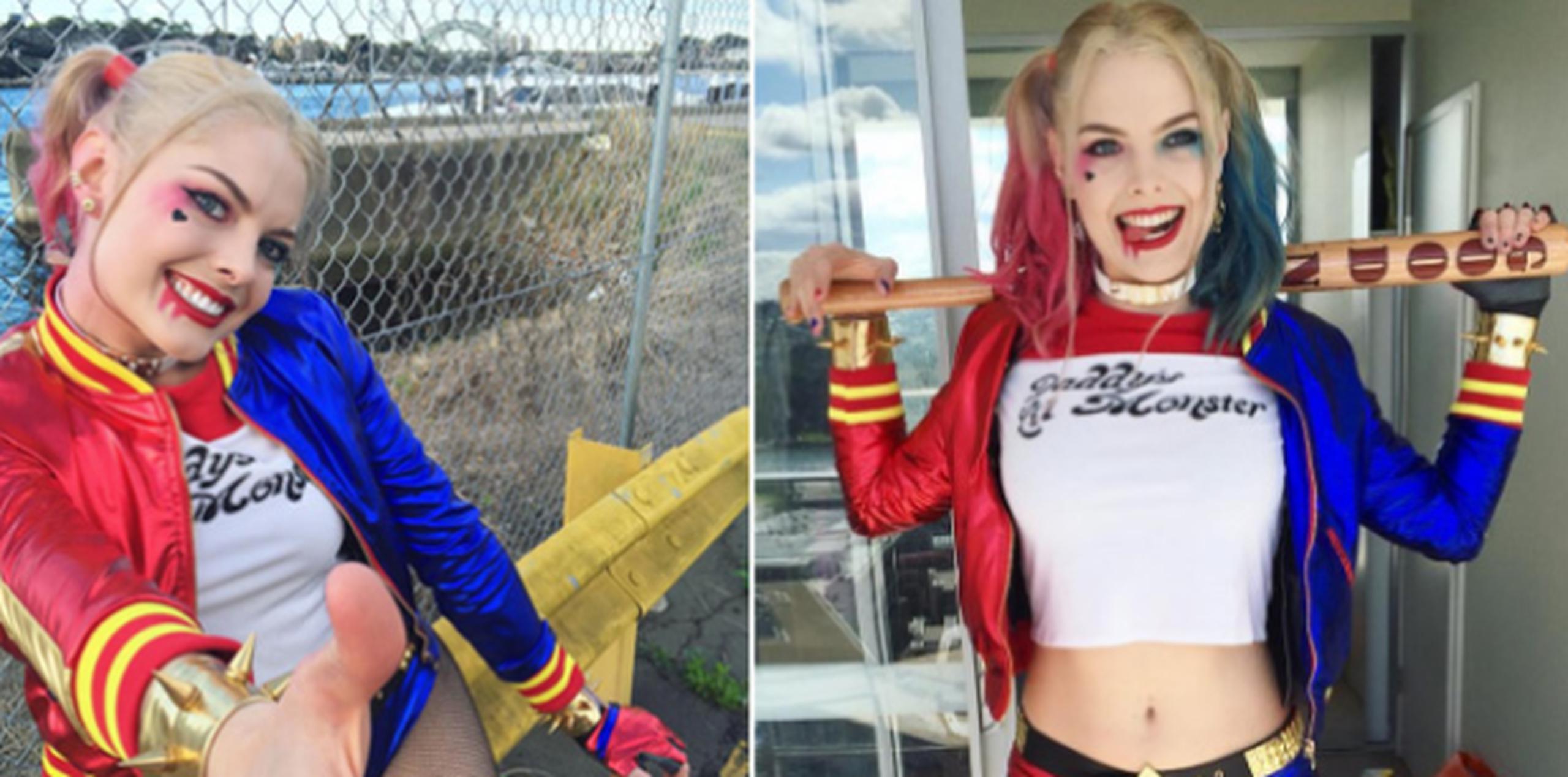 Laura Gilbert como Harley Quinn. (Instagram)