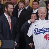 El Presidente Biden homenajeó a los Dodgers de Los Ángeles
