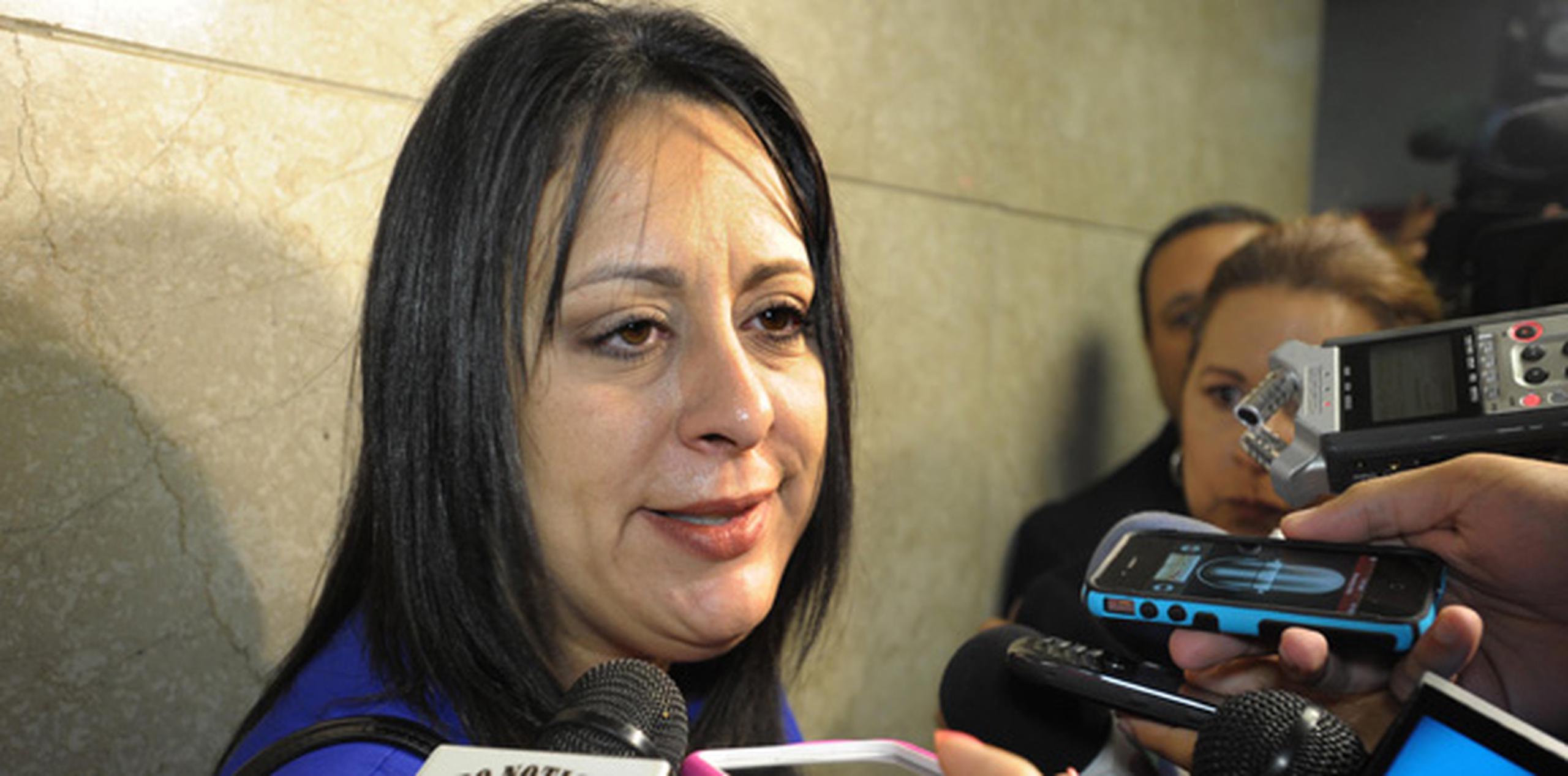 La fiscal Elba Acevedo se marchó del tribunal sin hacer comentarios a la prensa. (jose.rodriguez@gfrmedia.com)