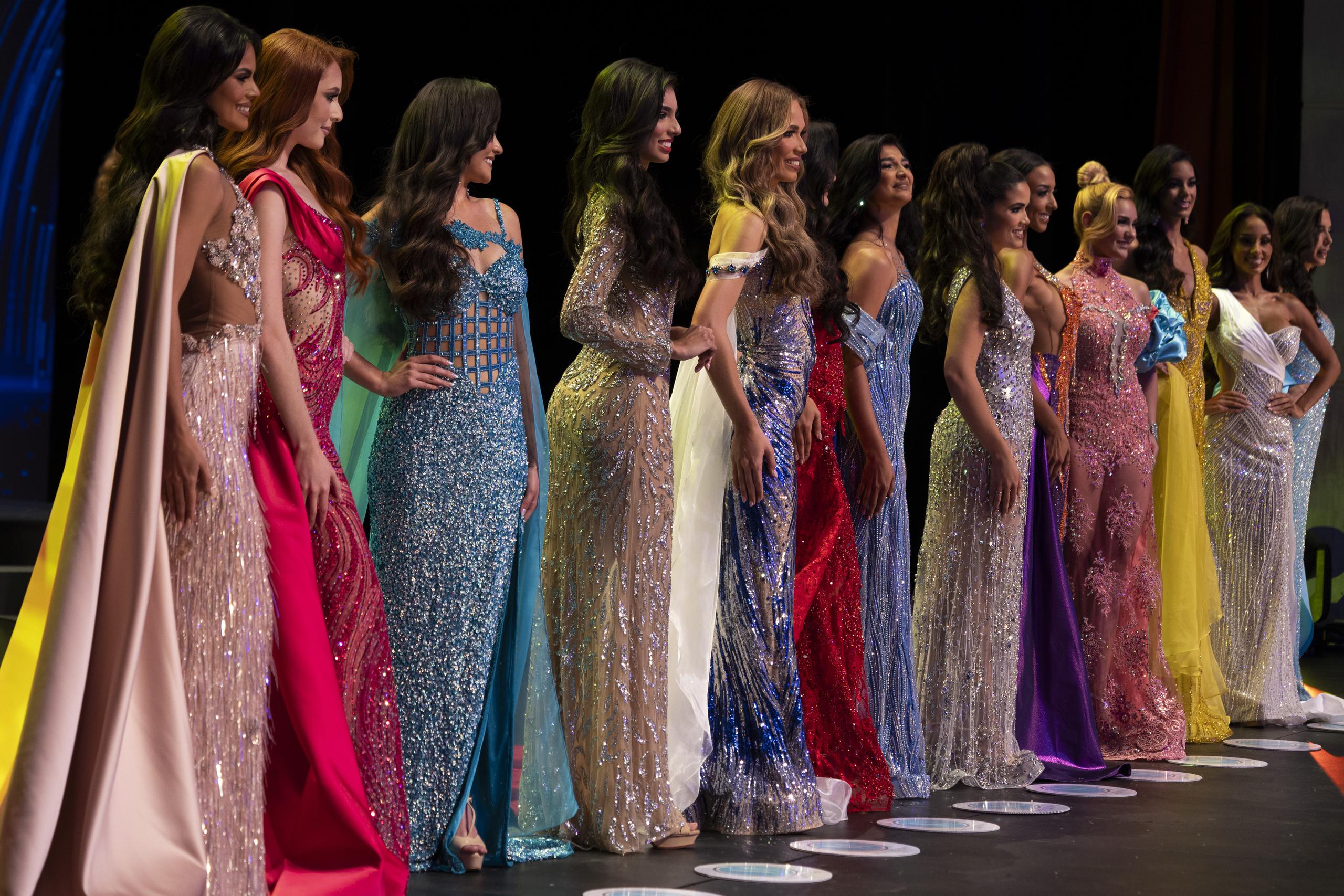 Las semifinalistas del concurso de Miss Mundo de Puerto Rico 2024.