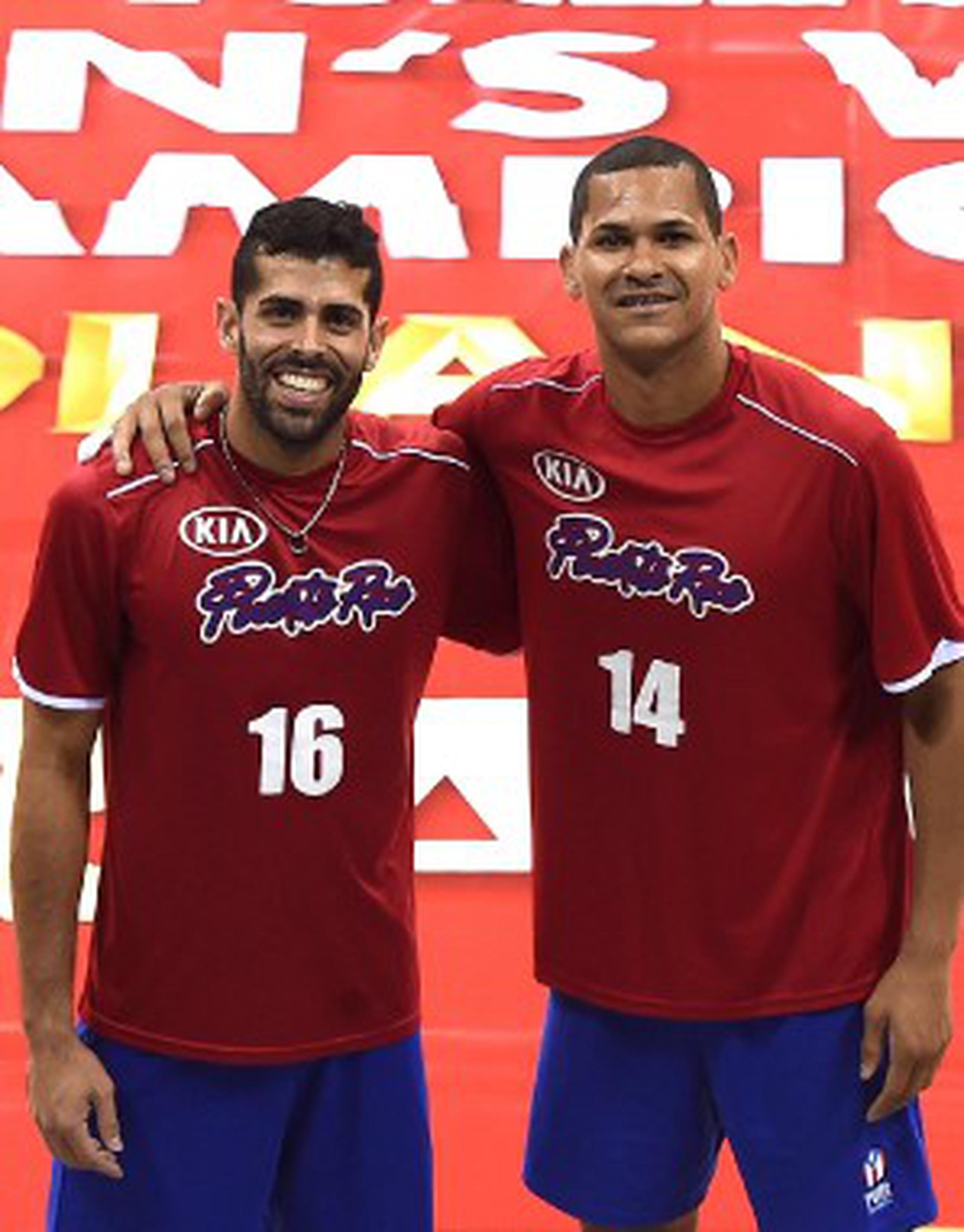 Jackson Rivera y Mannix Román están gozando de la oportunidad de representar a Puerto Rico. (Suministrada)