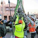 Retiran estatua de gobernador español en Nuevo México