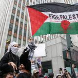 Protestas a favor de Gaza paralizan la estación Grand Central en Nueva York