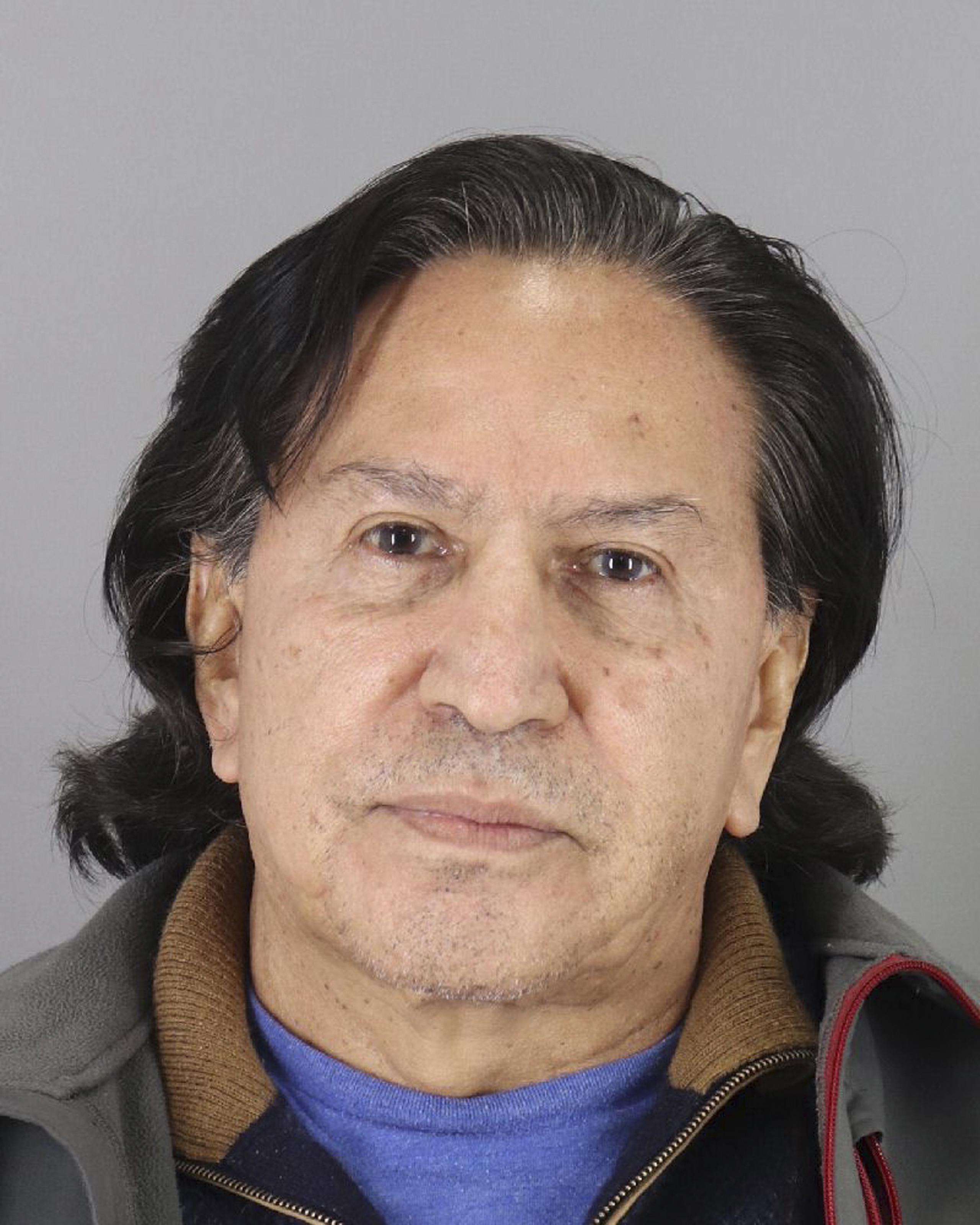 Toledo fue detenido en Estados Unidos en 2019, pero cumple libertad condicional después de haber pagado una fianza.