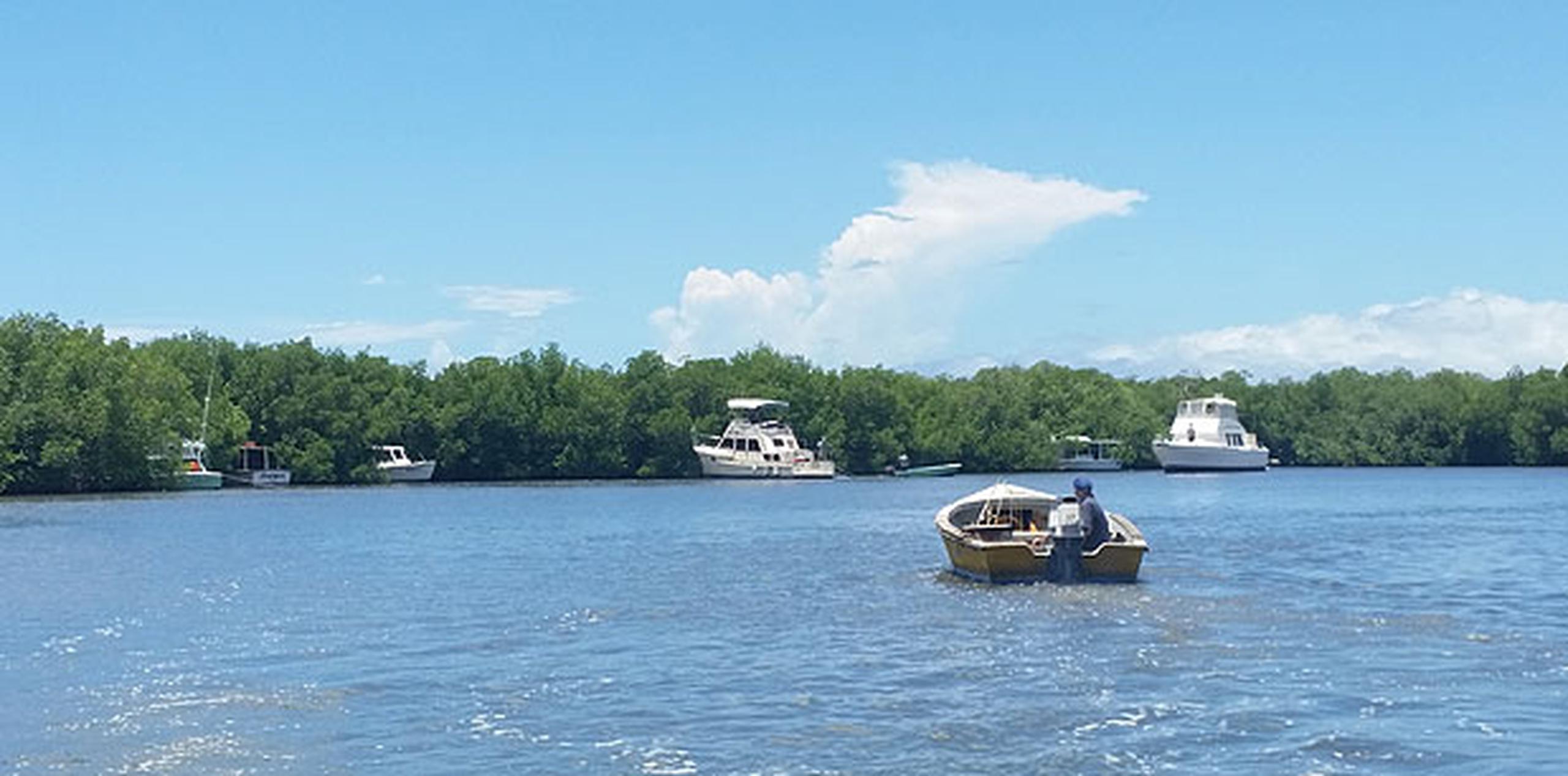 En la comunidad de Puerto Real en Cabo Rojo, los pescadores se adelantaron para sacar las embarcaciones de las áreas de peligro. (daileen.rodriguez@gfrmedia.com)