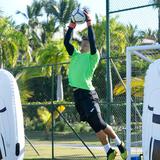 Preselección nacional de fútbol realiza su última práctica en Punta Cana