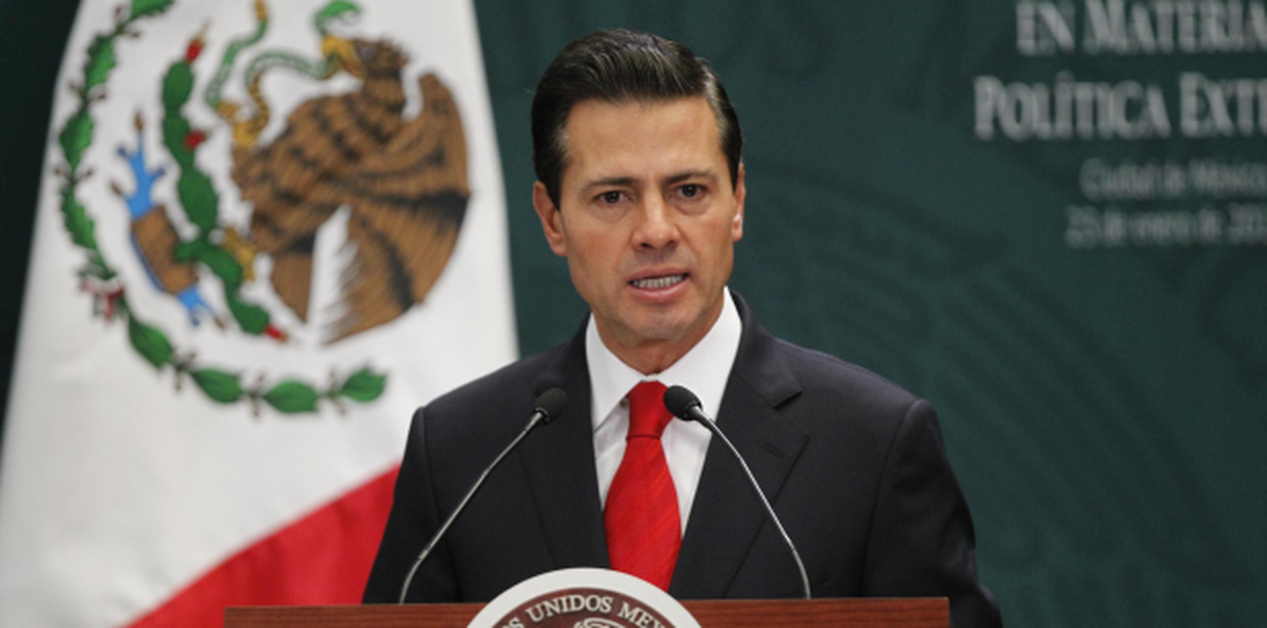 Enrique Peña Nieto, presidente de México. (EFE)