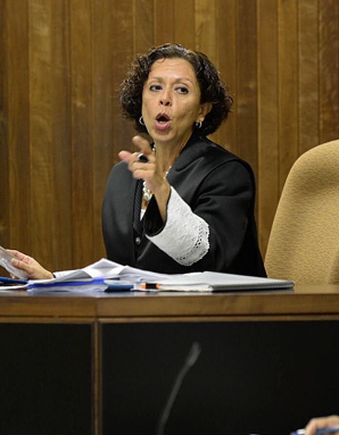 La jueza Giselle Romero García ordenó el cese y desista de aplicar registros en puntos de cotejo a los participantes de las Fiestas de la Calle San Sebastián. (ana.abruna@gfrmedia.com)