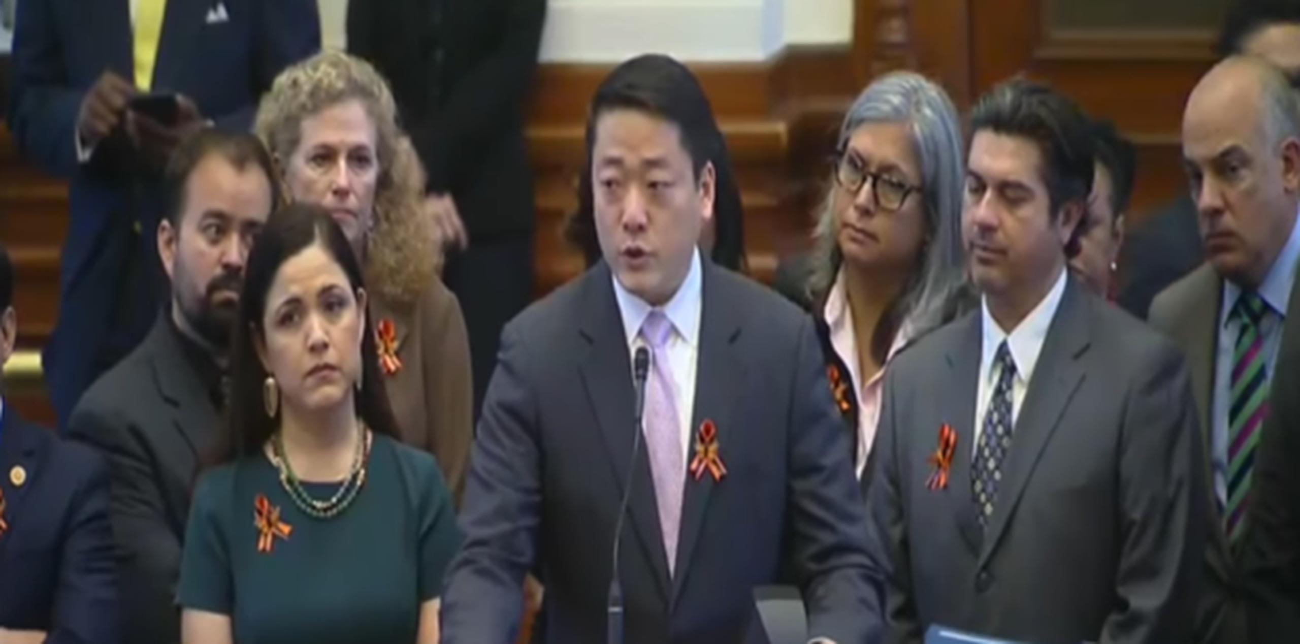 Gene Wu, legislador de Texas. (Captura)