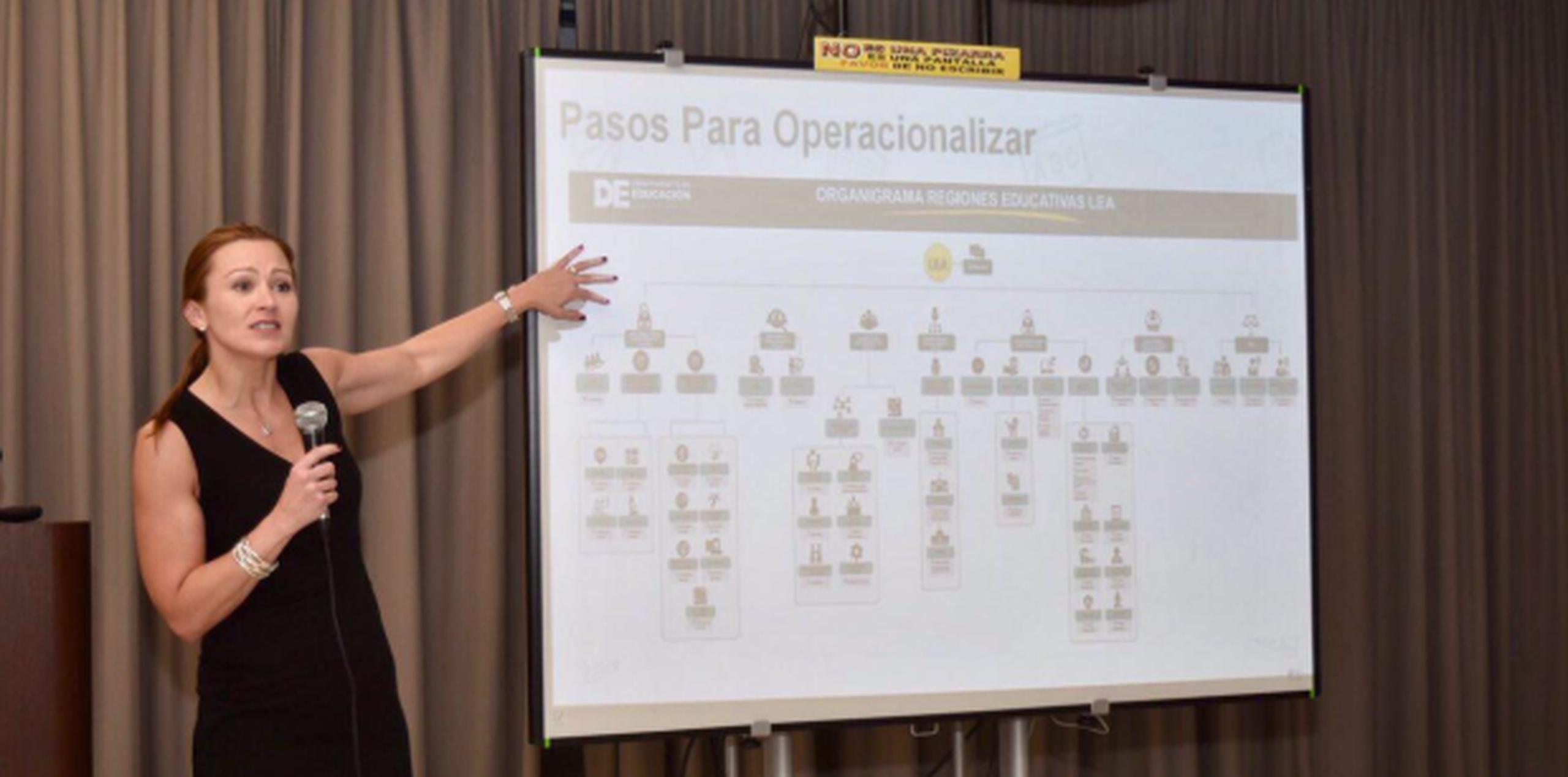 En la presentación de Caguas se llevaron a cabo mesas de trabajo para conocer el insumo sobre las nuevas funciones que realizará todo el equipo de la Región. (Suministrada)