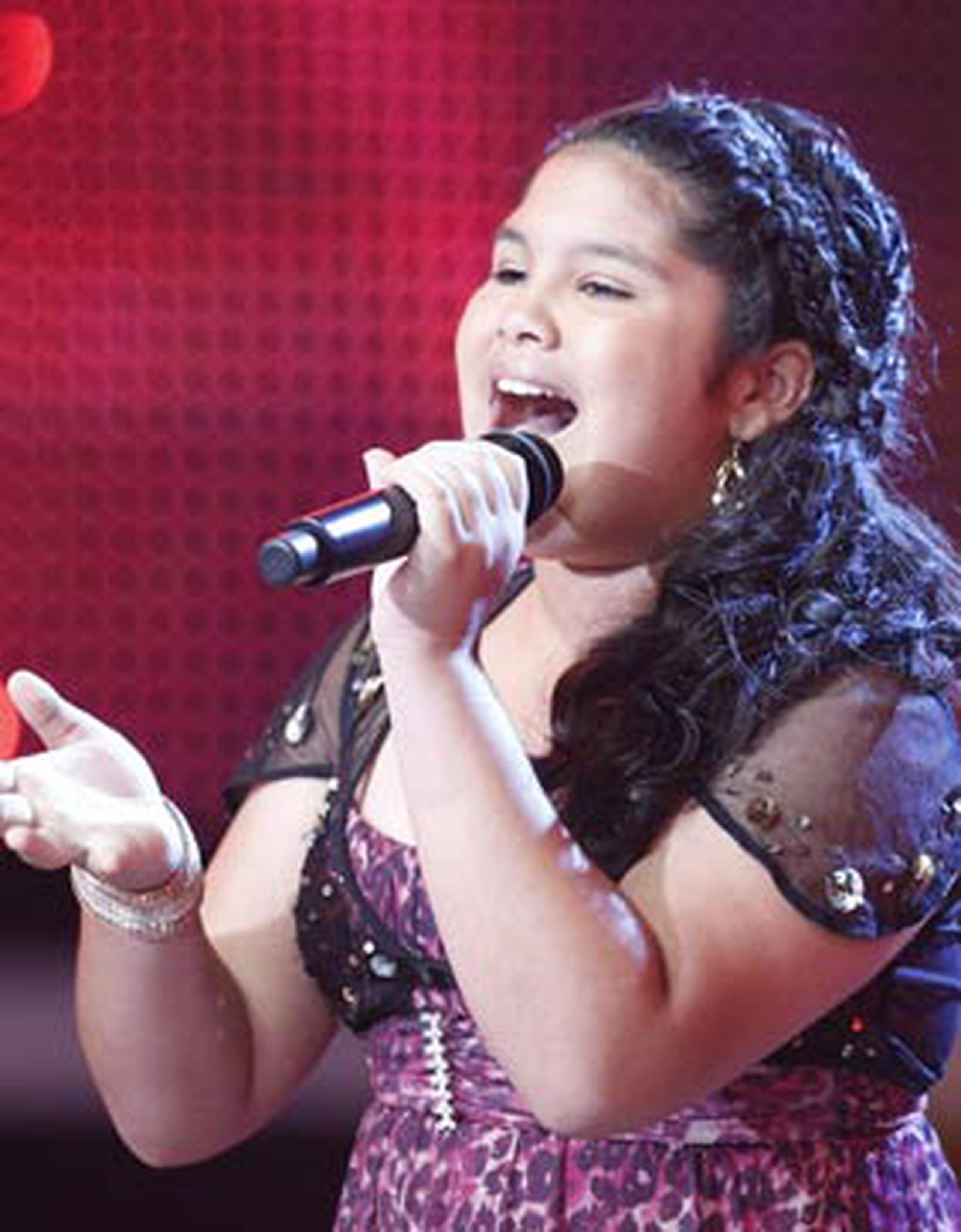 Melanie Vélez resultó eliminada en la cuarta gala de Idol Kids.(lino.prieto@gfrmedia.com)