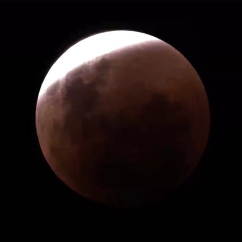 Eclipse lunar desde Yauco y San Germán