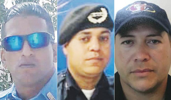 Los agentes Luis Marrero, Luis Salamán y Eliezer Hernández fueron asesinados por un pistolero durante una persecución el 11 de enero de 2021, en Isla Verde.