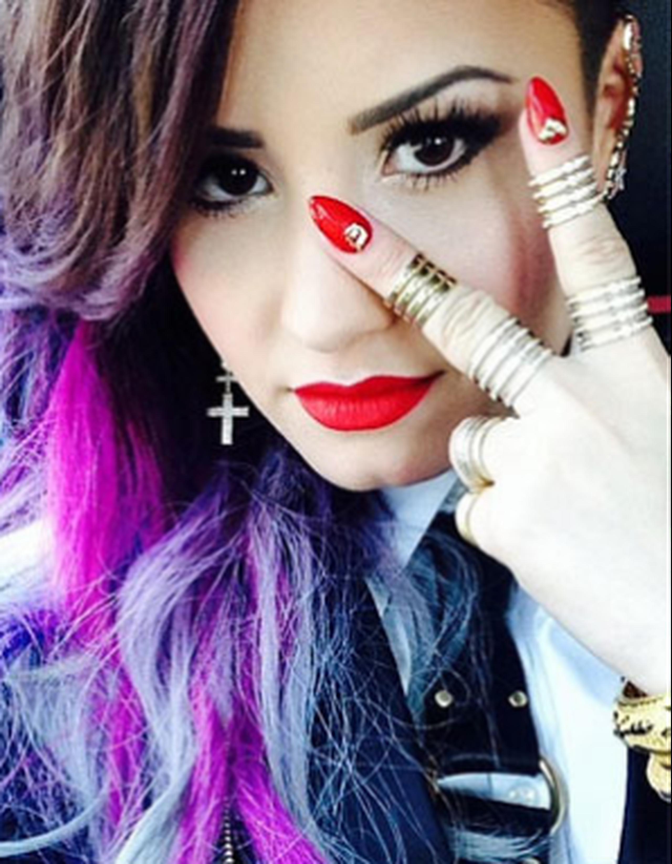 Además de su voz, Demi Lovato es conocida por sus cambios drásticos de imagen. (Instagram)