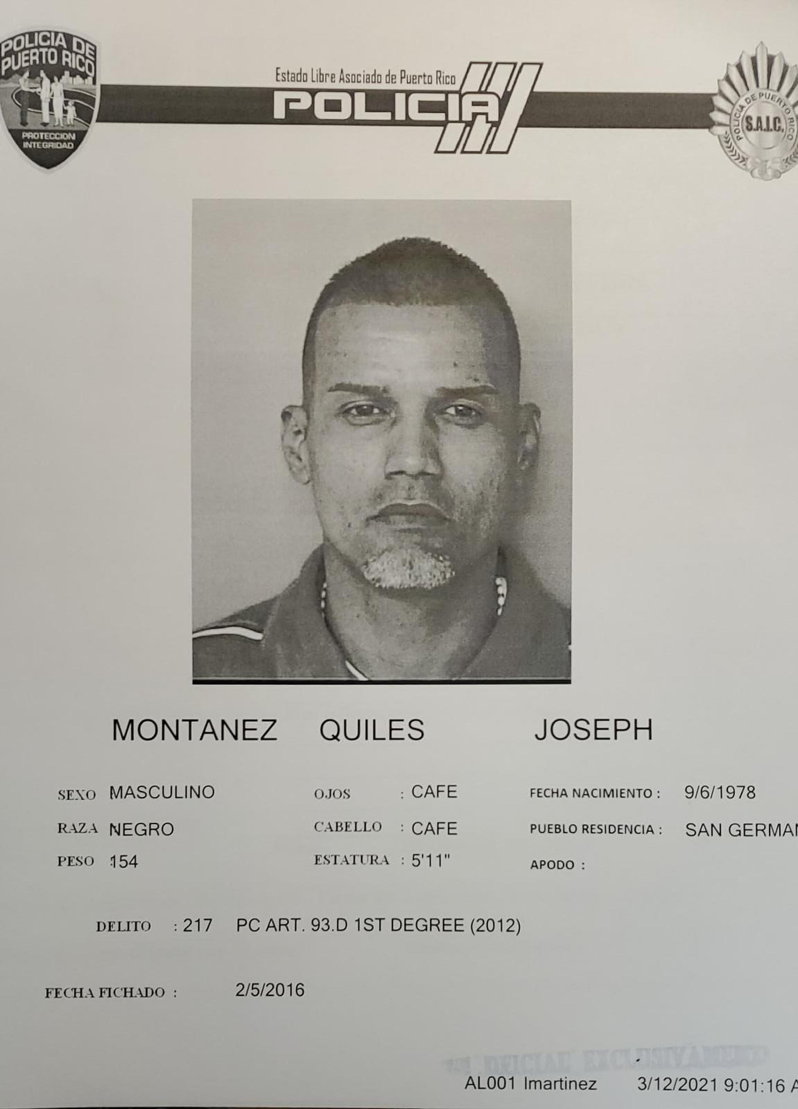 Joseph Montañez Quiles, de 42 años, quien figuraba como sospechoso de participar en el crimen de un agente encubierto en el 2019,  fue baleado al lado de su vehículo Kia Soul.