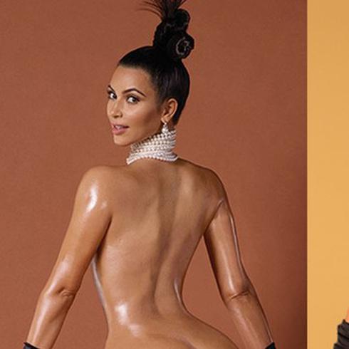 Mira como ellos imitan el desnudo de Kim Kardashian 