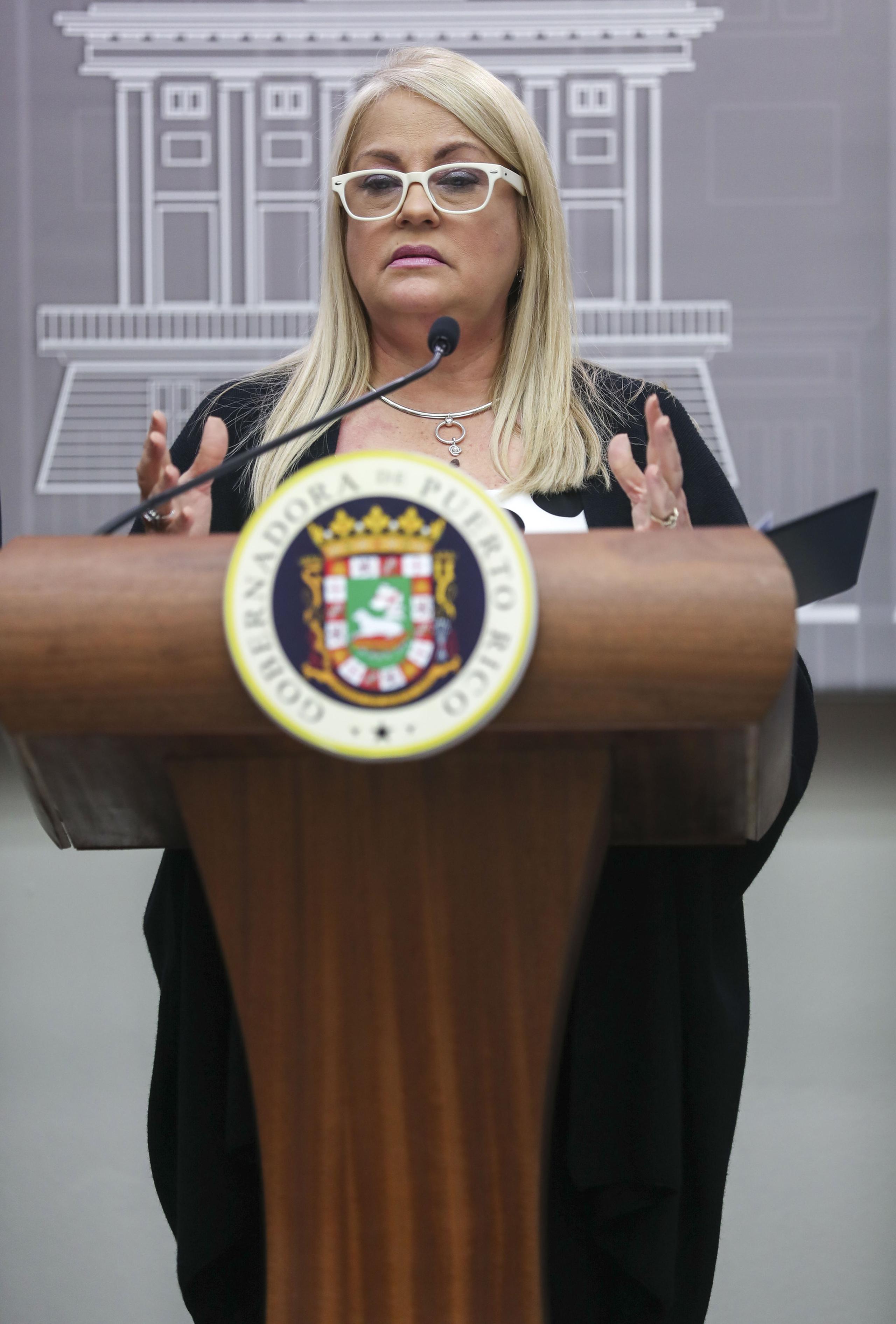 Wanda Vázquez, gobernadora.
