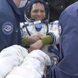 Tres astronautas regresan a la Tierra tras un año en el espacio