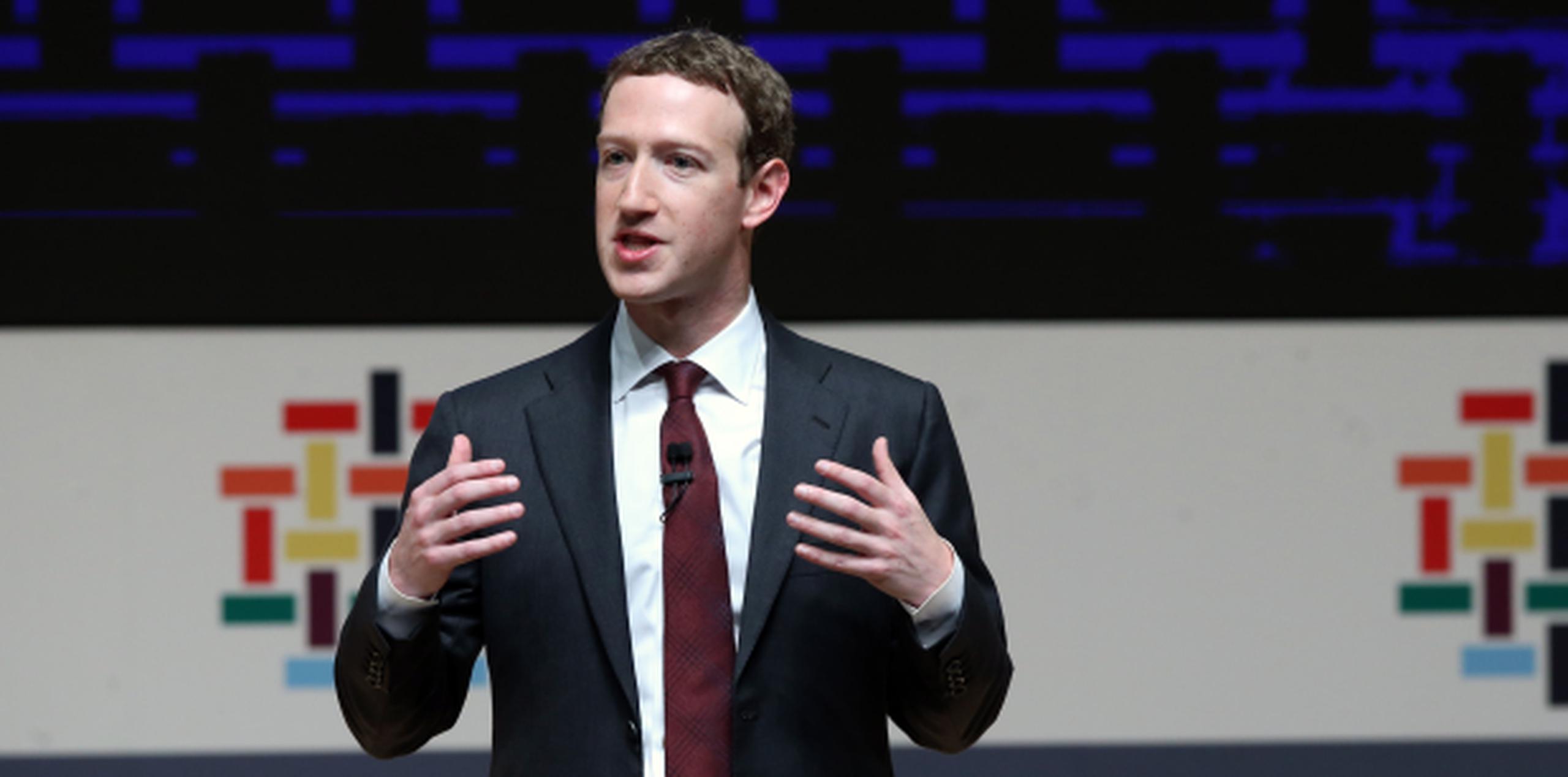 Mark Zuckerberg es el director general de Facebook. (Archivo)