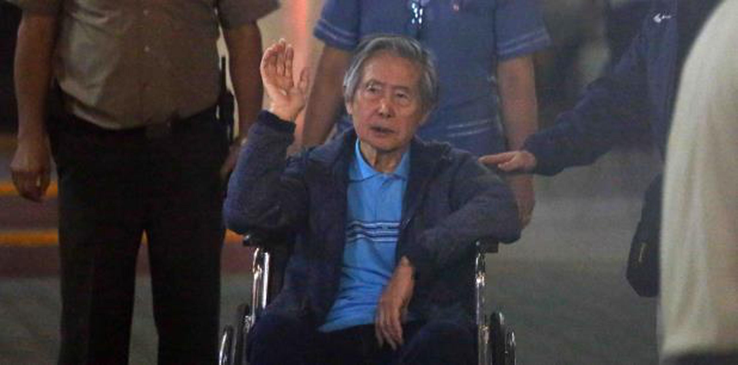 La salud de Alberto Fujimori, de 80 años, está afectada por dolencias cardíacas y presión alta. (EFE / Stringer)