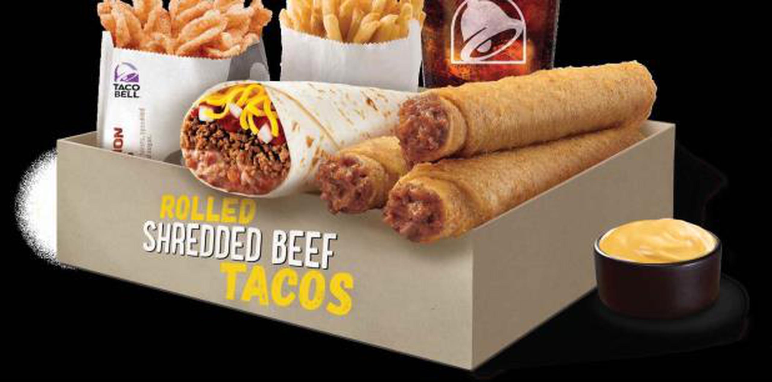 Los Rolled Beef Tacos estarán disponibles en restaurantes participantes desde el 6 de agosto. (Suministrada)