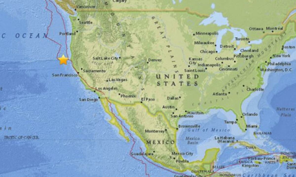 Fuerte sismo sacude a California - Primera Hora