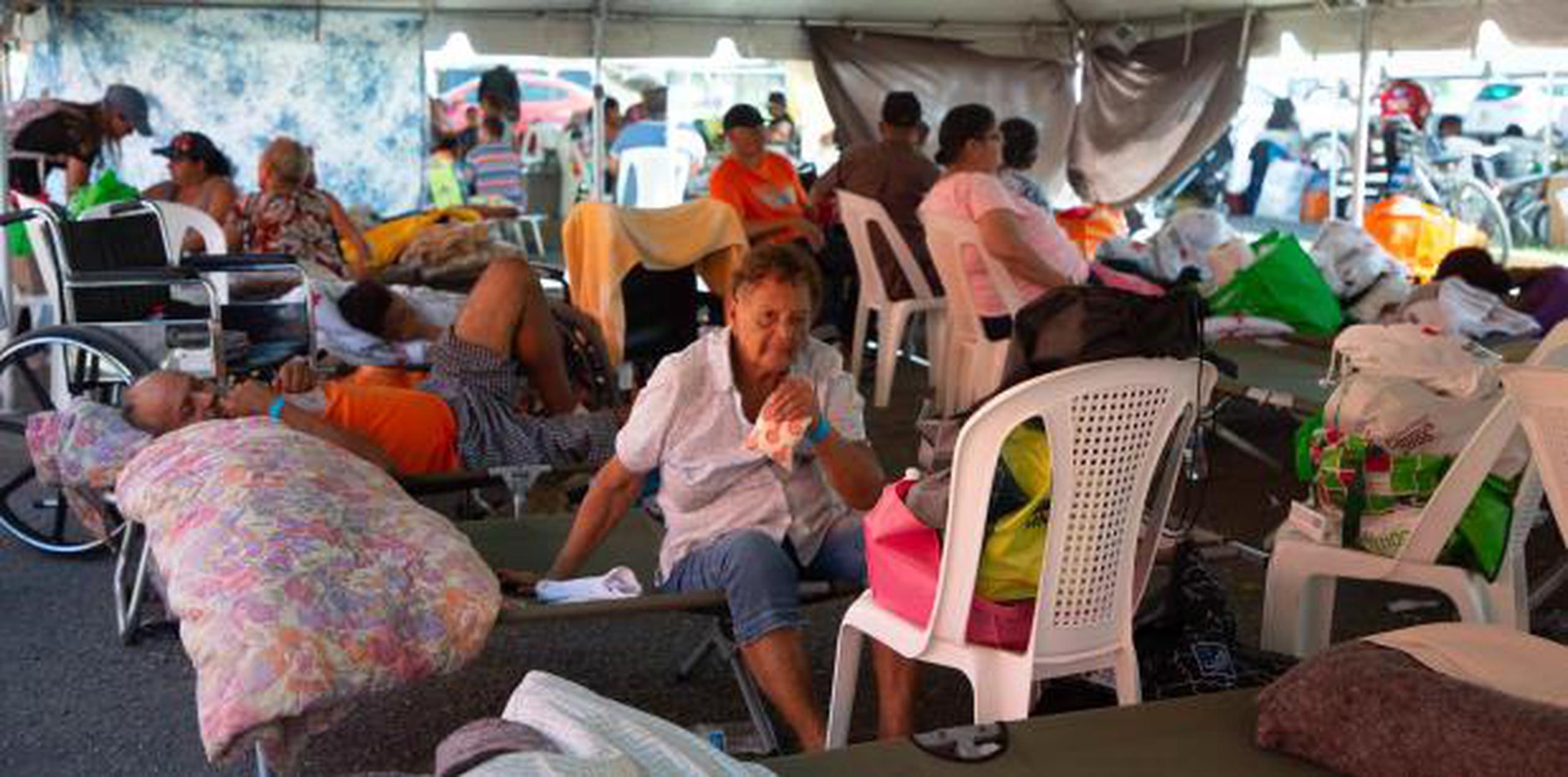 Refugiados en Guánica (Jorge A Ramirez Portela para Primera Hora)