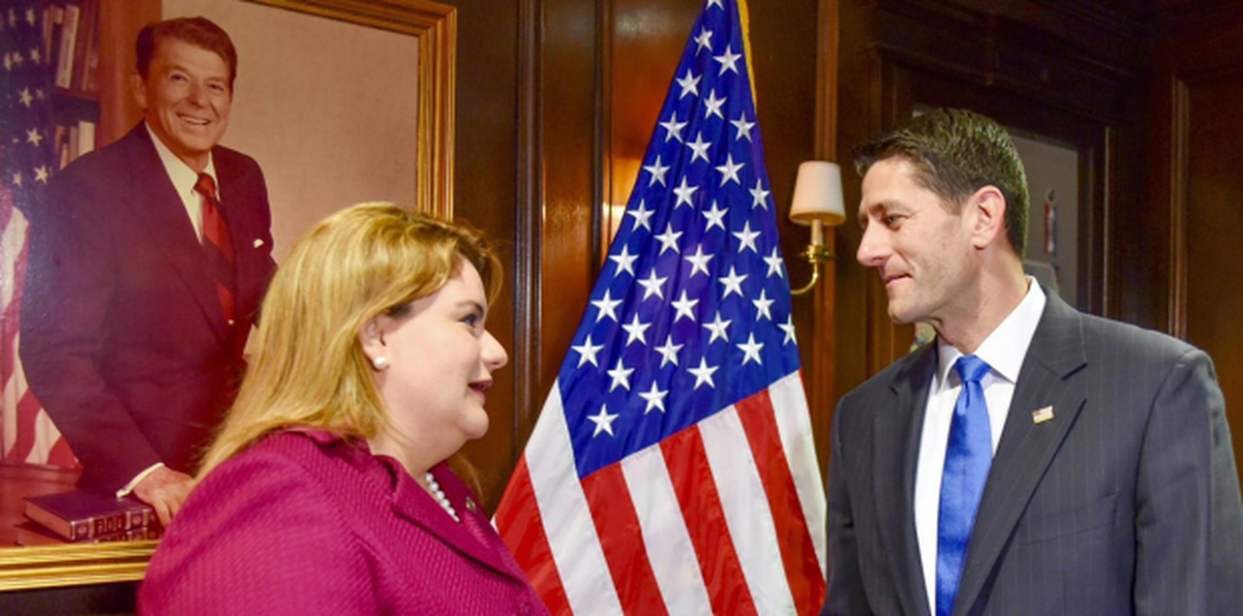 González conversó con Ryan en la capital federal. (Suministrada)